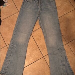 Levi's Classic Blue Wide Leg Jeans